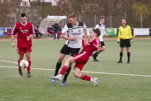 Gegen den SV Wiesenthalerhof gelang ihm ein lupenreiner Hattrick: Pascal-Maurice Trepke von der SG Mannweiler/Stahlberg/Dielkich