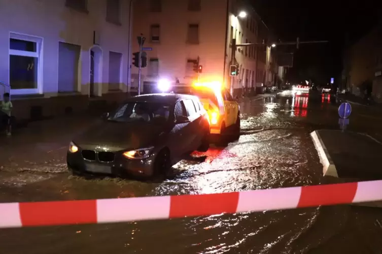 Unwetter  in Baden-Württemberg