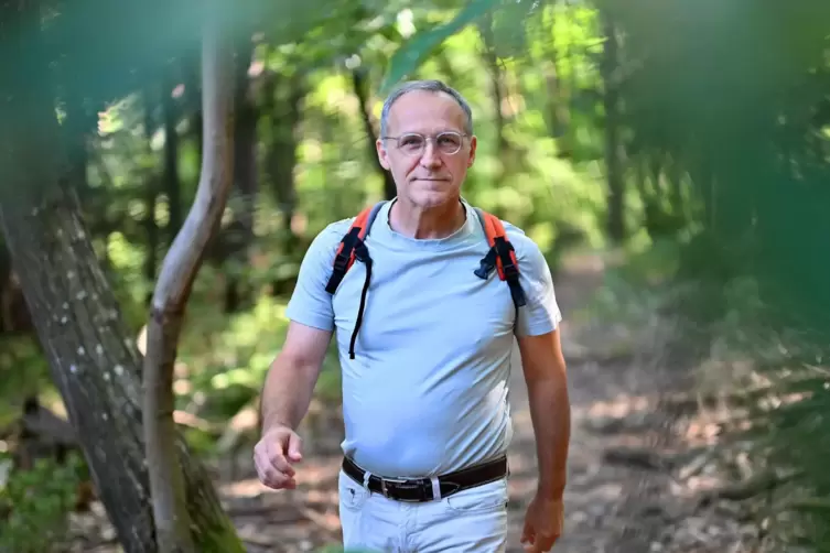 Jedes Wochenende im Pfälzerwald unterwegs: Josef Praml. 