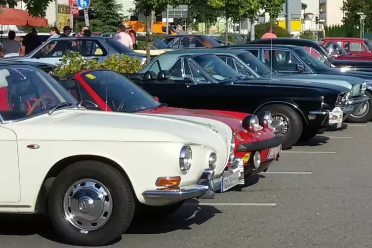 Der Großteil der Autos bei den Treffen der Oldie-Freunde Pfalz stammt aus den 1960er- bis 80er-Jahren. 