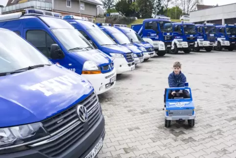 Der Hauensteiner Ortsverband hat einen großen Fuhrpark, dessen Wartung und Pflege herausfordernd für die Ehrenamtlichen ist. 