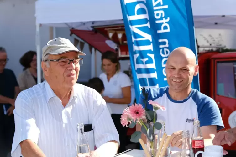 Günther Gingrich (links) mit Thomas Büffel.