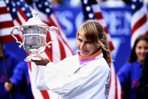 Lang ist’s her: Steffi Graf feiert 1993 ihren Sieg in Flushing Meadows vor den Toren von New York.