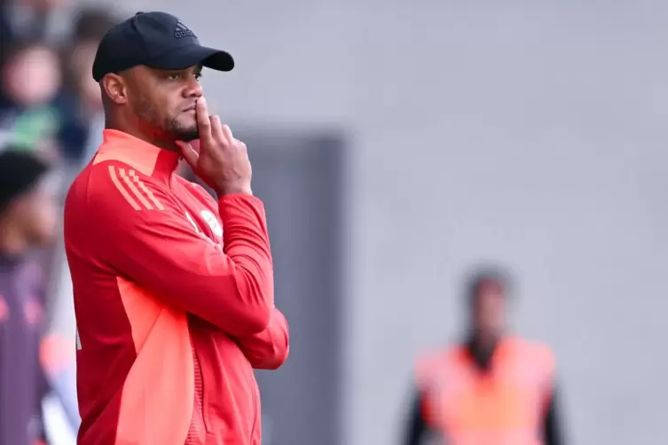 Trainer Vincent Kompany von Bayern München