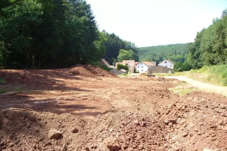 Ein Archivbild aus dem Jahr 2018 zeigt Erdablagerungen auf dem Weinbrunnerhof. 