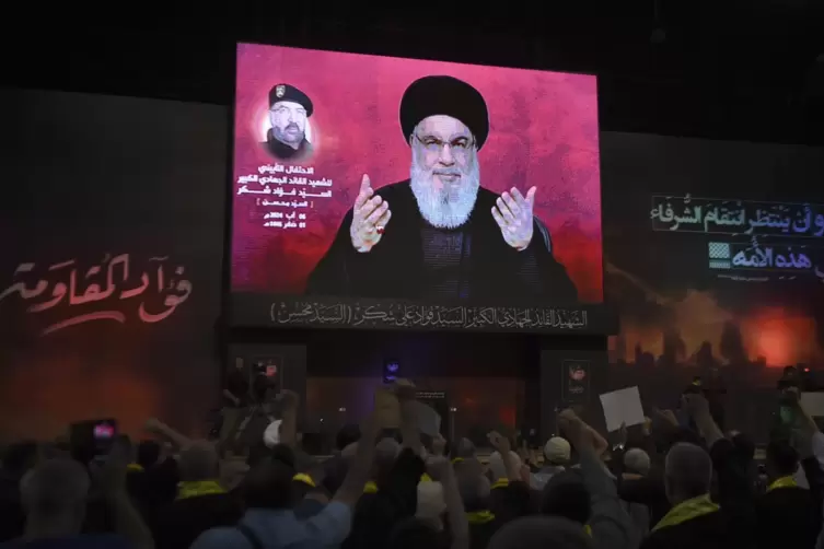 Laut Hisbollah-Chef Hassan Nasrallah verfügt die Miliz über eine lokale Produktionsstätte für Drohnen. 