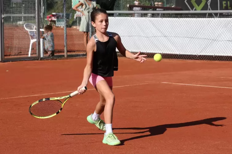 Aus dem eigenen Verein: Annabelle Hock vom TC Römerberg. 