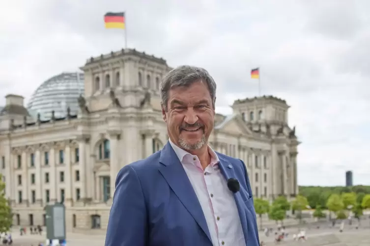 ARD-Sommerinterview mit CSU-Chef Markus Söder