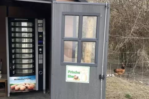 In Böhl wurde ein Eierautomat aufgebrochen.