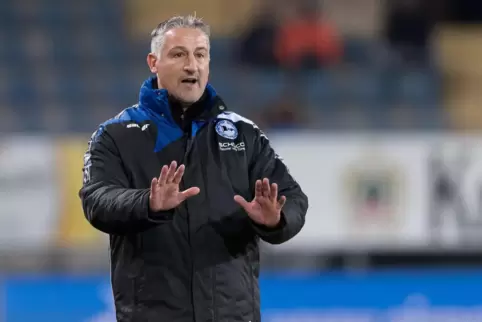 Als Cheftrainer von Arminia Bielefeld: Jürgen Kramny.