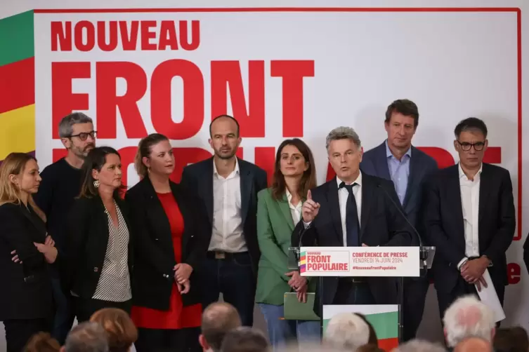 Französisches Linksbündnis "Le nouveau Front populaire"