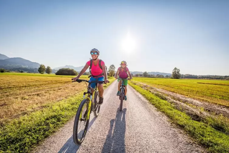 Radfahrer bei Bernau-Felden