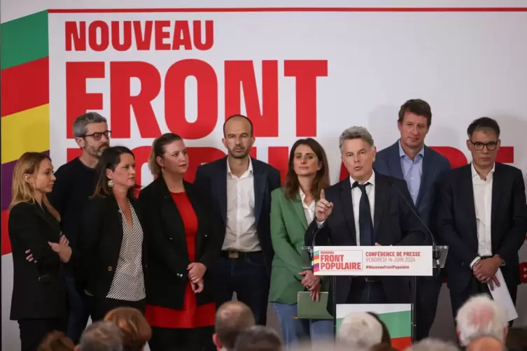 Französisches Linksbündnis "Le nouveau Front populaire"