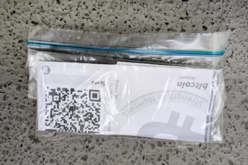 Ein gefälschtes Paper-Wallet