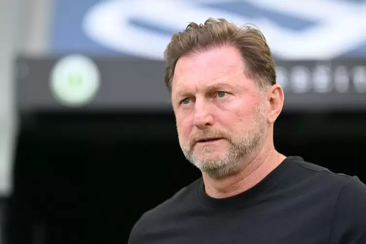 Trainer Ralph Hasenhüttl vom VfL Wolfsburg