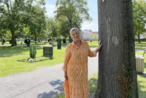 Der Alte Friedhof von Mutterstadt soll mal ein Stadtpark werden. Schon jetzt ist er Andrea Franz’ Lieblingsort. Die Erste Beigeo