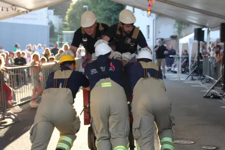 Siegertypen: Die Fire Fighters machten bei den Herren das Rennen.