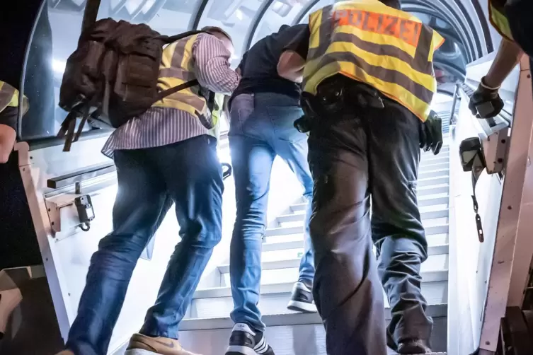 Die Maschine startete vom Flughafen Leipzig/Halle.