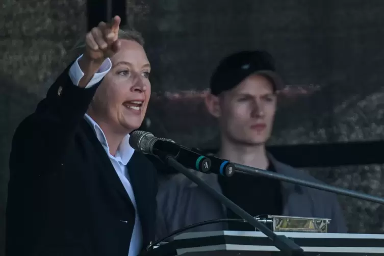 Wahlkampfabschluss der AfD mit Höcke und Weidel