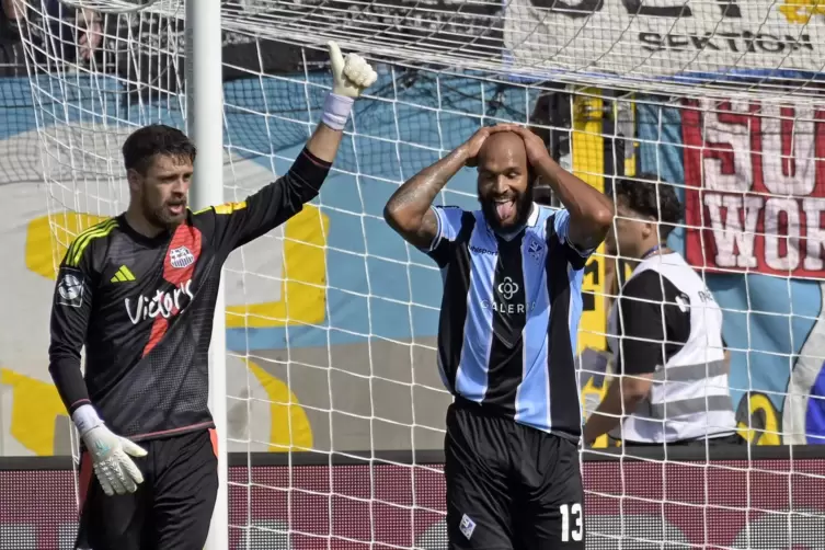 Teil der Waldhof-Krise: Terrence Boyd (rechts).