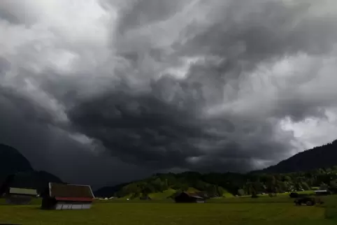 Gewitter in den Bergen