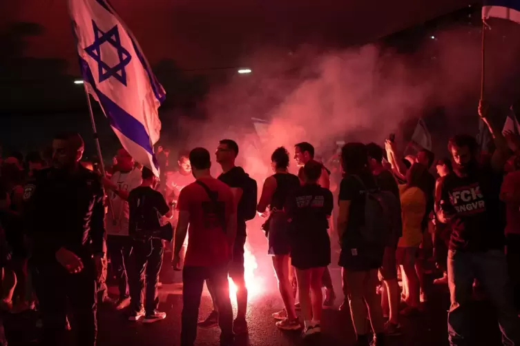 Nahostkonflikt - Protest in Tel Aviv