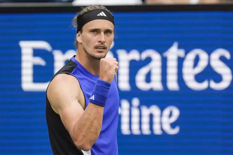 Bei den US Open im Viertelfinale: Alexander Zverev. 