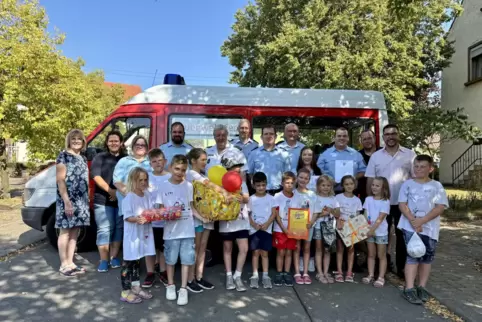 Die neue Bambini Feuerwehr Bottenbach. 