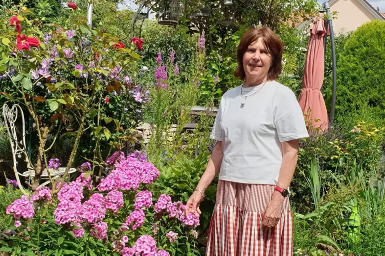 Ellen Messner-Vogelesang freut sich auf mehr Zeit in ihrem Garten. 