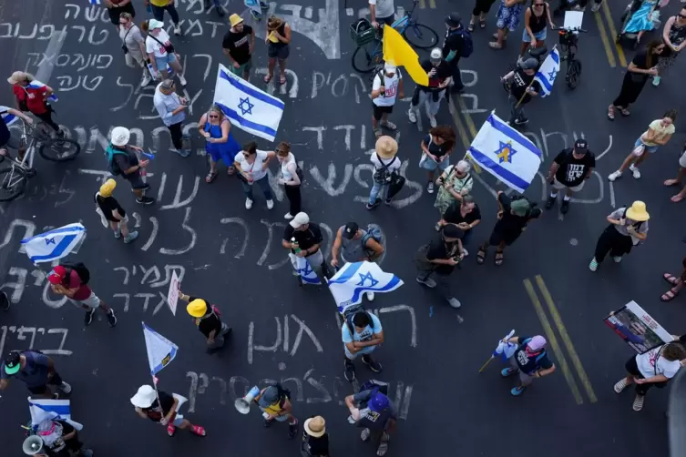 Nahostkonflikt - Protest in Tal Aviv