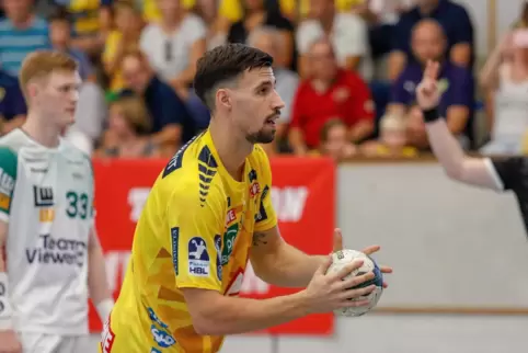 Ivan Martinovic bei der Testspielniederlage gegen Göppingen. 