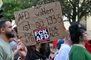 Nach den AfD-Erfolgen bei den Landtagswahlen in Thüringen und Sachsen hat es am Montag einige Kundgebungen gegeben, unter andere