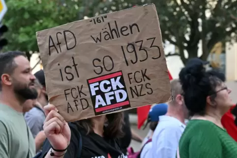 Nach den AfD-Erfolgen bei den Landtagswahlen in Thüringen und Sachsen hat es am Montag einige Kundgebungen gegeben, unter andere