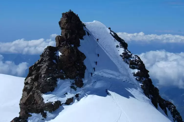 Sektionstour: Alpenverein klettert im Monte-Rosa-Gebiet.