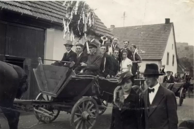 So sah es damals aus: Kerwe Ende der 1930er Jahre.