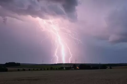 Gewitter in Baden-Württemberg