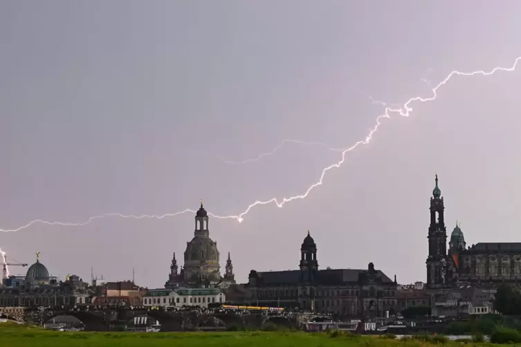 Gewitter in Dresden