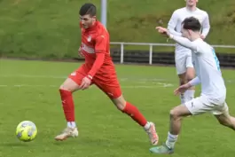 Schwer zu stoppen: Tarek Rabahi (in Rot), hier im Spiel gegen den SC Hauenstein.