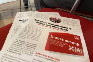 Die Gewerkschaft IG Metall hatte für ein Ja zum Streik geworben.