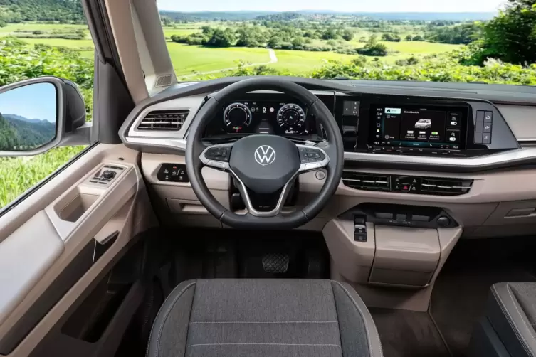 Cockpit des neuen VW California