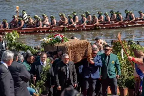 Beisetzung Maori-König Tuheitia Pootatau Te Wherowhero