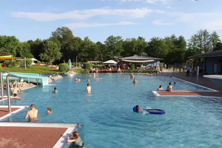 Das Waldschwimmbad im Sommer 2019. 