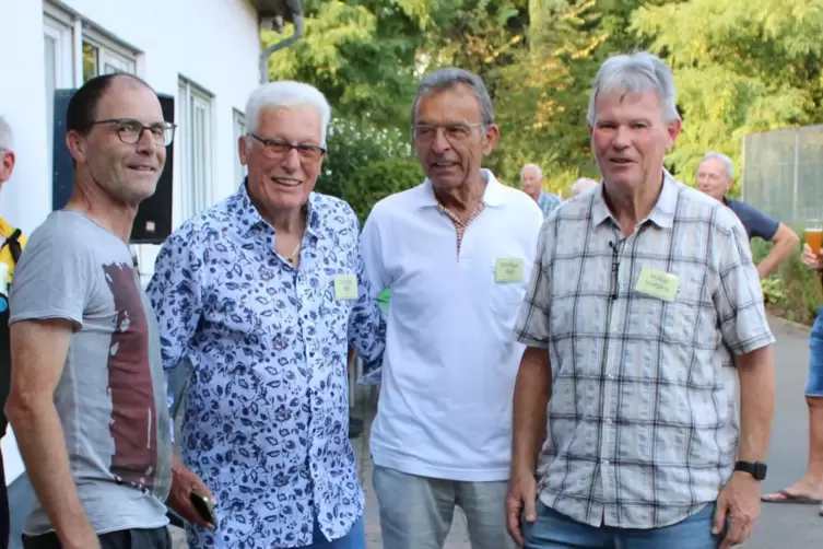 Kurze Pause: Stefan Frick vom RV Kandel, Willi Schüller, Rudi Birkmeyer und Wolfgang Moster (von links). 