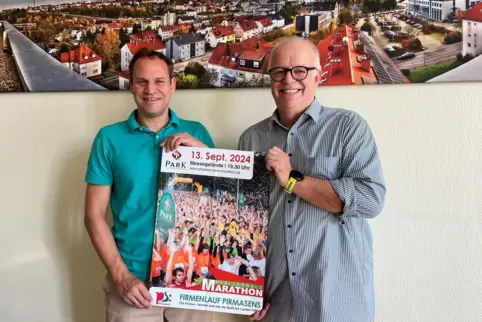 Die Vorfreude auf den 18. Pirmasenser Pfälzerwaldmarathon am 13./14.September steigt beim städtischen Beigeordneten Denis Clauer