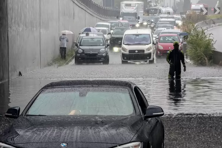 Unwetter in Mailand