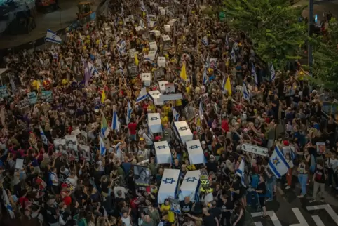 Nahostkonflikt - Protest in Tel Aviv