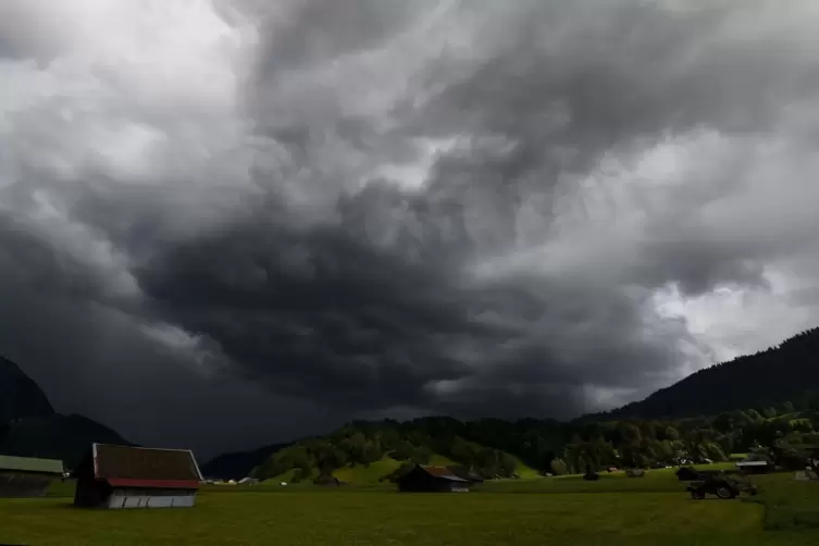 Gewitter in den Bergen