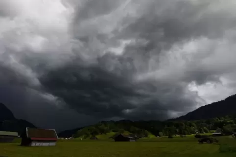 Gewitter in den Bergen