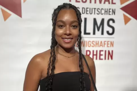 Davina Fox beim Ludwigshafener Filmfestival. 