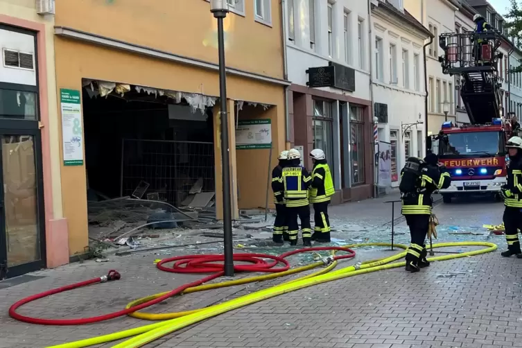 Gasexplosion: Unter anderem deswegen verzögerte sich der Umbau des früheren Stoffhauses. 